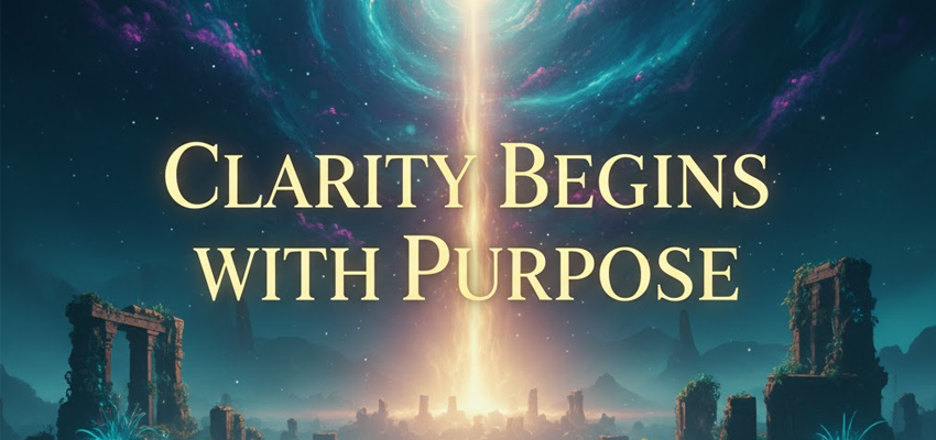 𝐂𝐥𝐚𝐫𝐢𝐭𝐲 𝐁𝐞𝐠𝐢𝐧𝐬 𝐰𝐢𝐭𝐡 𝐏𝐮𝐫𝐩𝐨𝐬𝐞