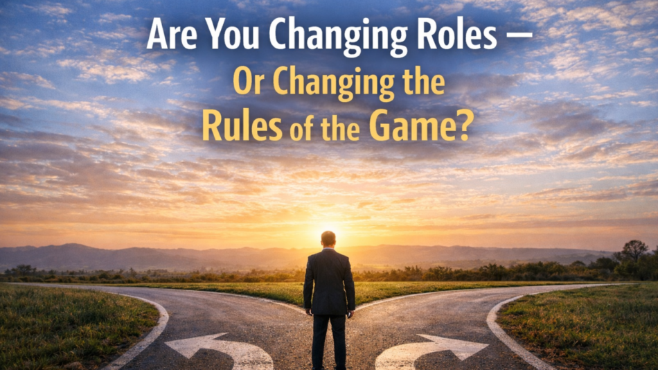 Are You Changing Roles — Or Changing the Rules of the Game?